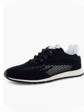 NWT VOILE BLANCHE PLAY Mesh Sneaker in Black